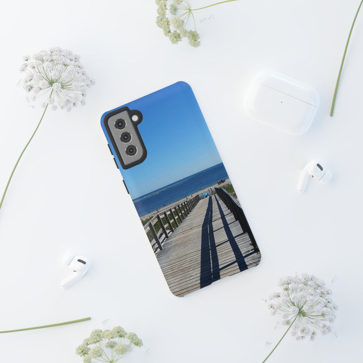 Cute Samsung Case | Cool Iphone Case | Summer Beach Walk, Samsung S24, S23, S22, S21, IPhone 15 Case | Iphone 14 Case, Iphone 13 Case - Studio40ParkLane