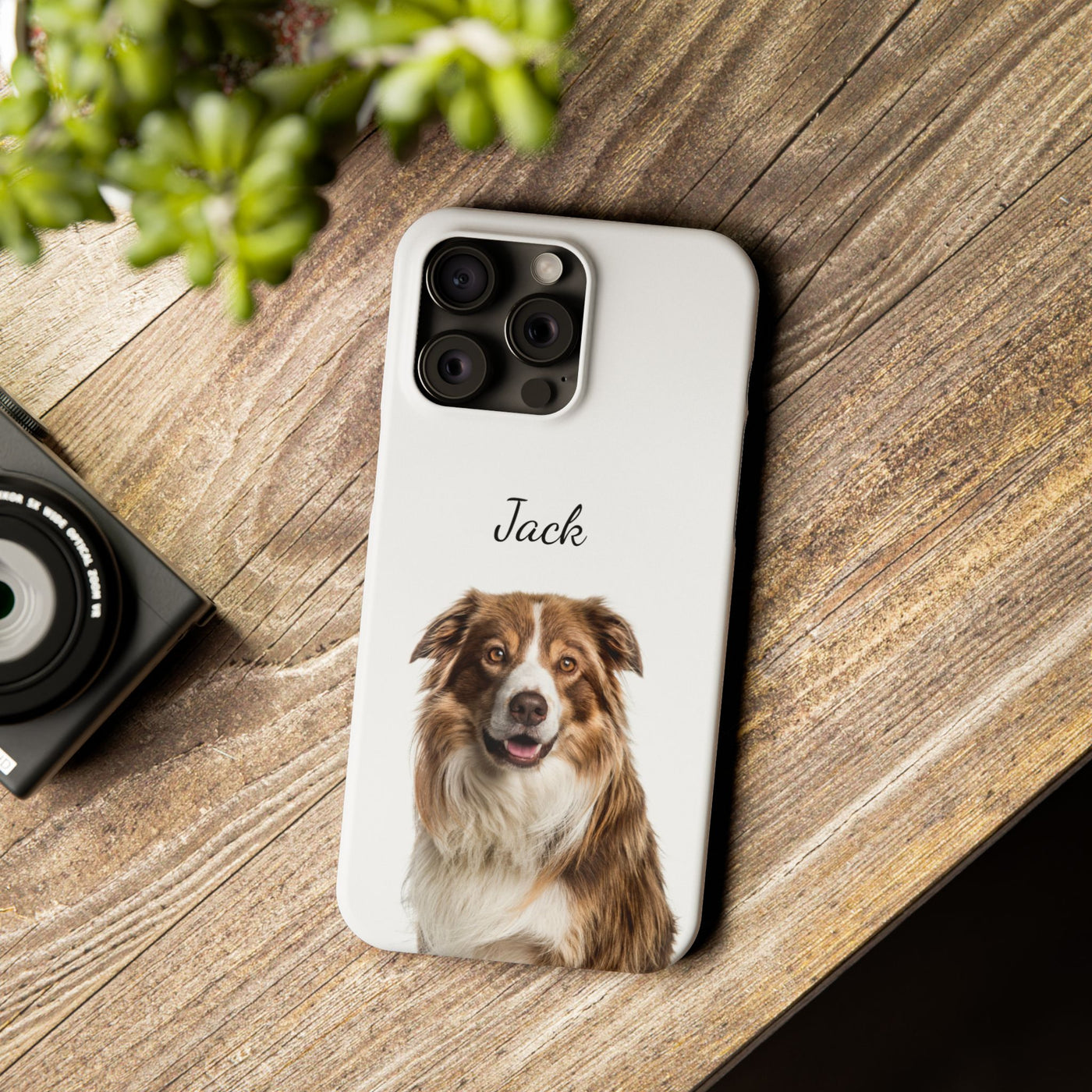 Custom Pet Phone Cases Dog Phone Cases Cat Phone Cases for Iphone 16, 15, 14, 13, 12, 11, 8, 7 Custom Name Personalized Phone Case