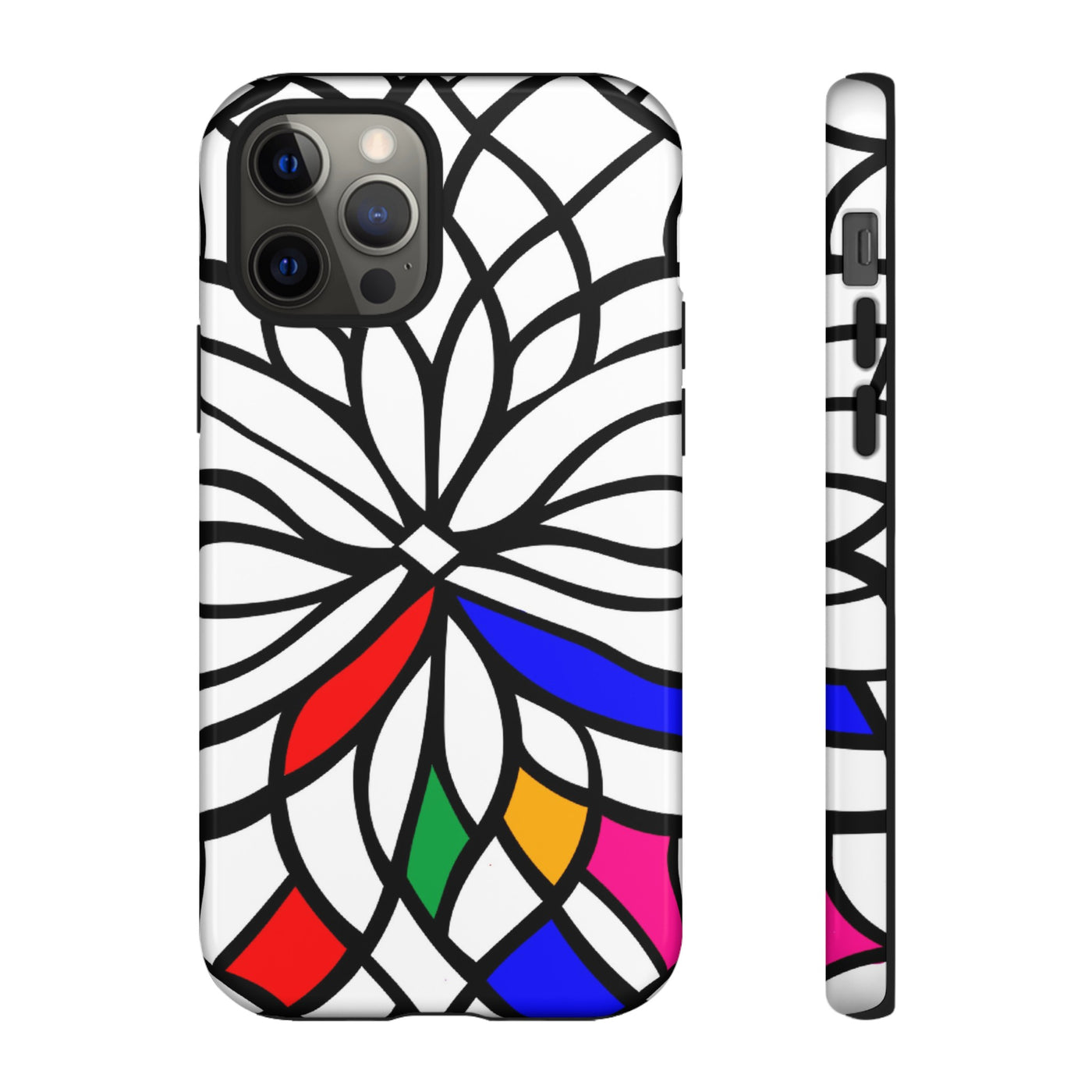 Impact Resistant, Colored Mosaic, Cute Phone Cases for Samsung S24, S23, S22, S21, IPhone 15 pro Iphone 14 pro Iphone 13 IPhone 12 Iphone 11