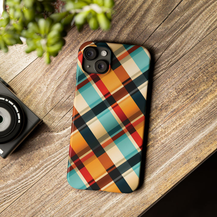 Slim Checkered Plaid Gift for Her Cute Phone Cases for Iphone 16 Pro Max | iPhone 15 Case | iPhone 15 Pro Max Case, Iphone 14, 13, 12, 11, 10, 8, 7 - Studio40ParkLane