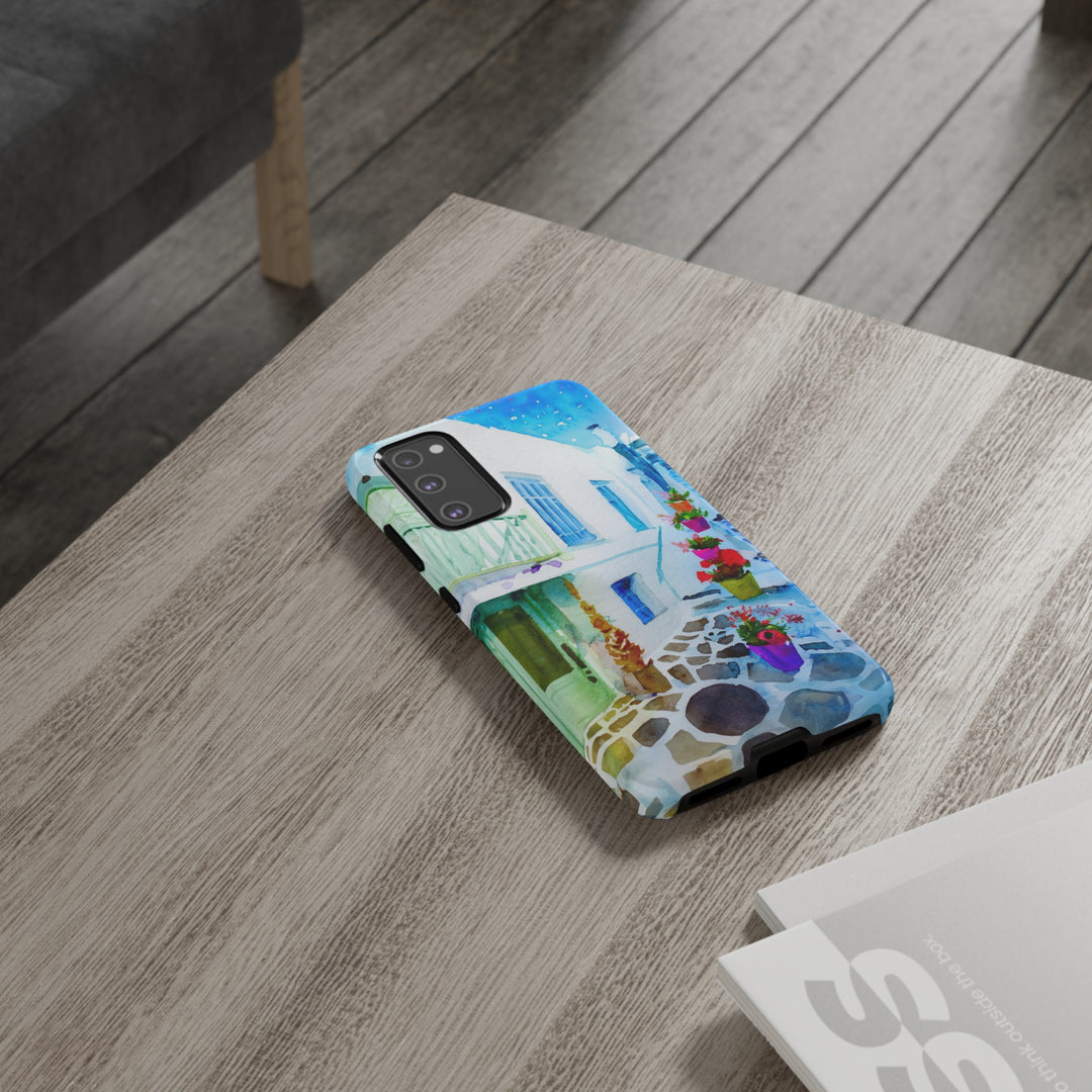 Impact Resistant, Greece House, Cute Phone Cases for Samsung S24, S23, S22, S21, IPhone 15 pro Iphone 14 pro Iphone 13 IPhone 12 Iphone 11 - Studio40ParkLane