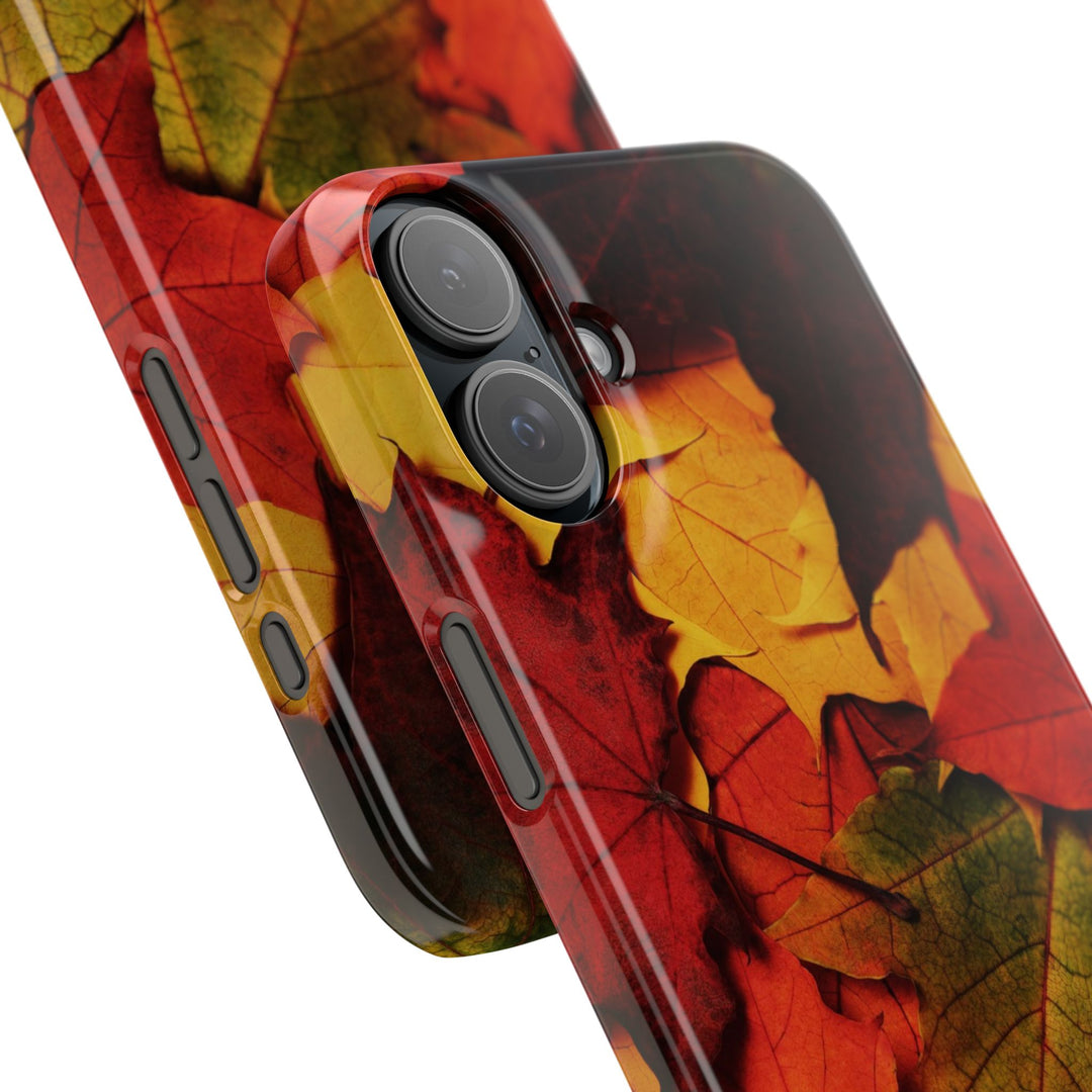 Slim Autumn Fall Leaves Gift Cute Phone Cases for Iphone 16 | iPhone 15 Case | iPhone 15 Pro Max Case, Iphone 14, Iphone 14 Pro Max, Iphone 13, Slim Mom Dad Gift - Studio40ParkLane