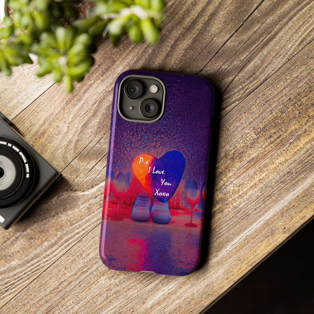Cute Samsung Case | Cool Iphone Case | PS I love You - Heart, Samsung S24, S23, S22, S21, IPhone 15 Case | Iphone 14 Case, Iphone 13 Case - Studio40ParkLane