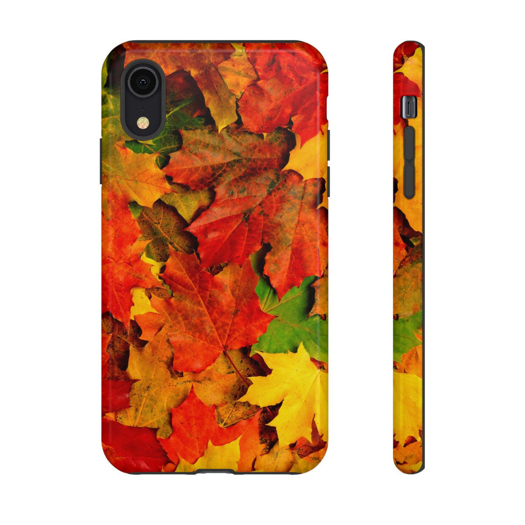Fall Leaves Impact Resistant, Cute Phone Cases for Samsung S24, S23, S22, S21, IPhone 15 pro Iphone 14 pro Iphone 13 IPhone 12 Iphone 11 - Studio40ParkLane