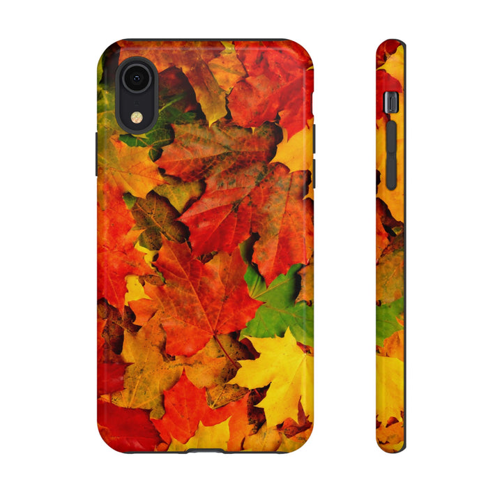 Fall Leaves Impact Resistant, Cute Phone Cases for Samsung S24, S23, S22, S21, IPhone 15 pro Iphone 14 pro Iphone 13 IPhone 12 Iphone 11 - Studio40ParkLane