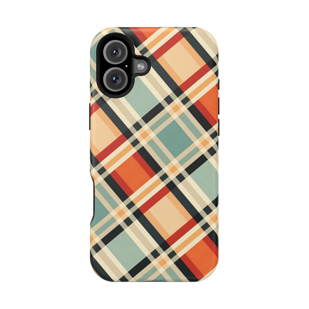 Checkered Plaid Magsafe Gift for Her Cute Phone Case for Iphone, | iPhone 16 | iPhone 15 Pro Max, Iphone 14 Pro Max, 13 12 11 10 9 8 7 - Studio40ParkLane