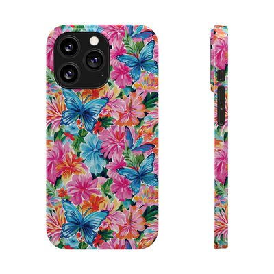 Slim Butterflies Flowers Gift for Her Cute Phone Cases for Iphone 16 Pro Max | iPhone 15 Case | iPhone 15 Pro Max Case, Iphone 14, 13, 12, 11, 10, 8, 7 - Studio40ParkLane