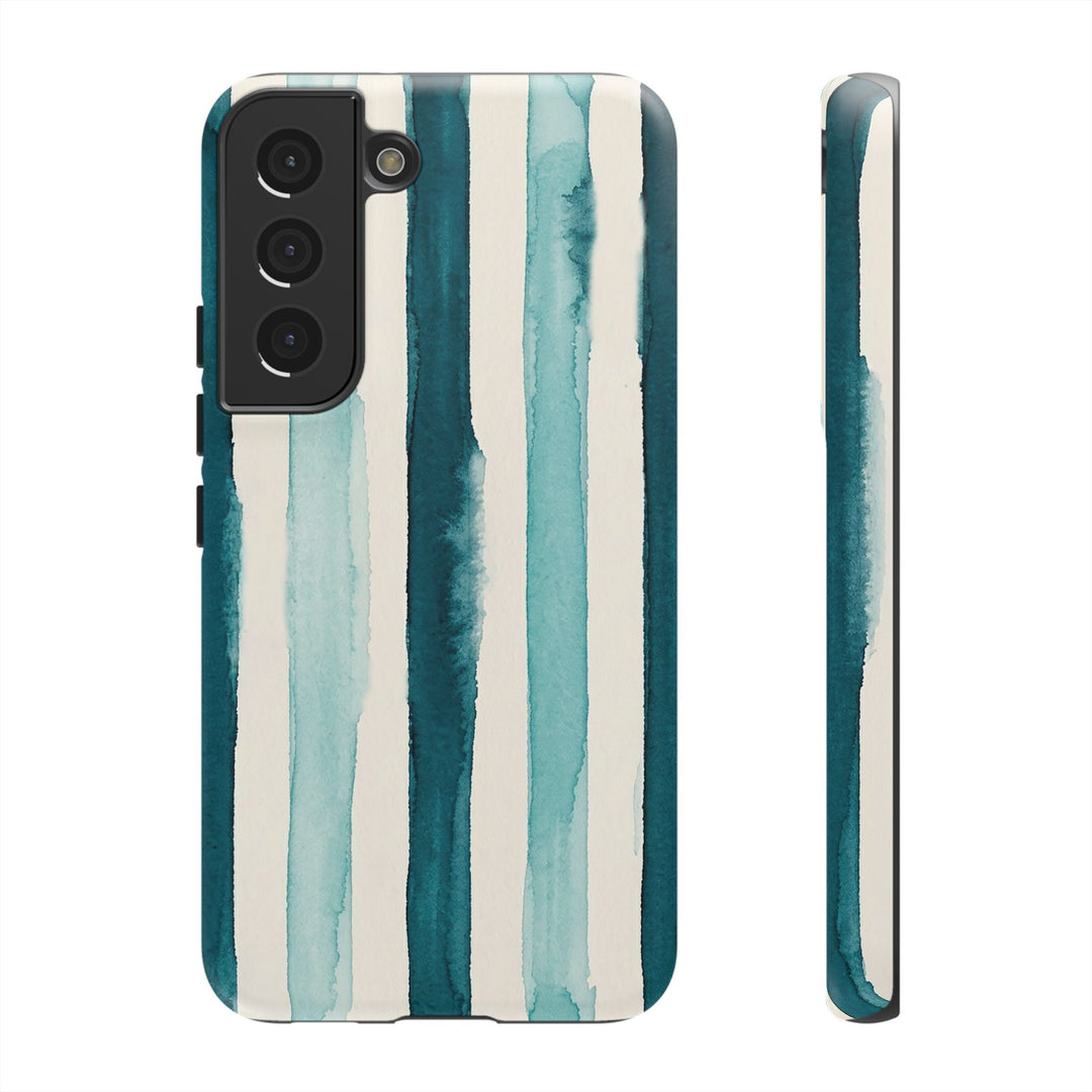 Tough Cute Green Stripes Phone Case, for IPhone 17 Pro Max | Iphone 17 Air, Iphone 16, IPhone 15, 14 13 12, Samsung Galaxy S26, S25, S24, S23