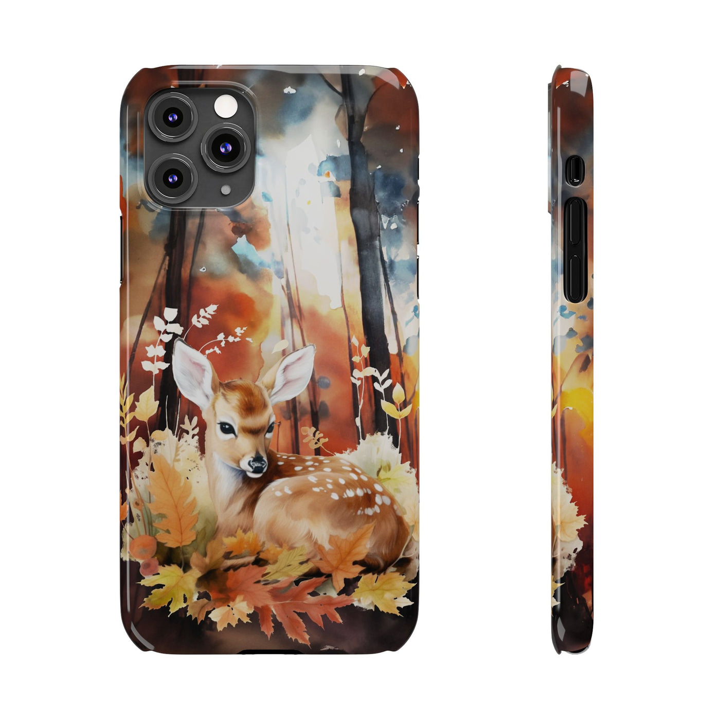 Fall Autumn Forest Deer Gift for Her Cute Phone Cases for Iphone 16 | iPhone 15 Case | iPhone 15 Pro Max Case, Iphone 14, Iphone 14 Pro Max, Iphone 13, Slim