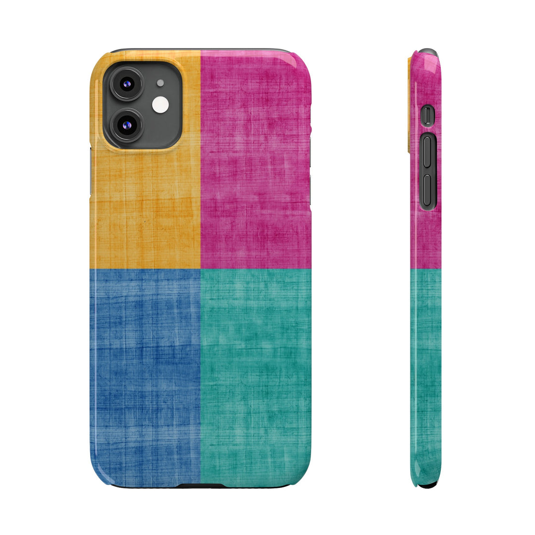 Slim Cute Phone Cases for Iphone | iPhone 15 Case | iPhone 15 Pro Max Case, Iphone 14, Iphone 14 Pro Max, Iphone 13, Abstract Color Blocks - Studio40ParkLane
