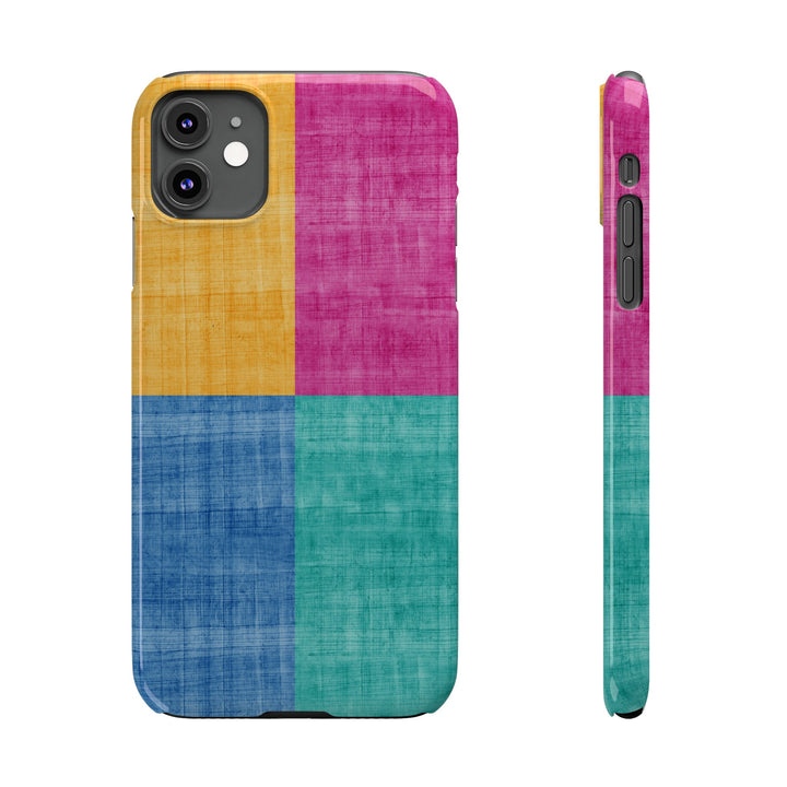 Slim Cute Phone Cases for Iphone | iPhone 15 Case | iPhone 15 Pro Max Case, Iphone 14, Iphone 14 Pro Max, Iphone 13, Abstract Color Blocks - Studio40ParkLane