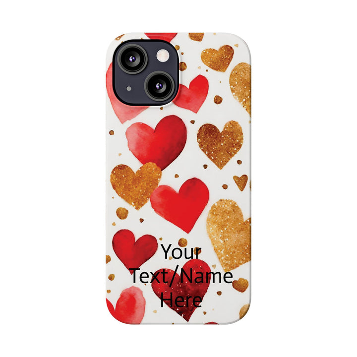 Slim Custom Personalized Valentine Love Gift for Her Cute Phone Cases for Iphone 16 Pro Max | iPhone 15 Case | iPhone 15 Pro Max Case, Iphone 14 - Studio40ParkLane