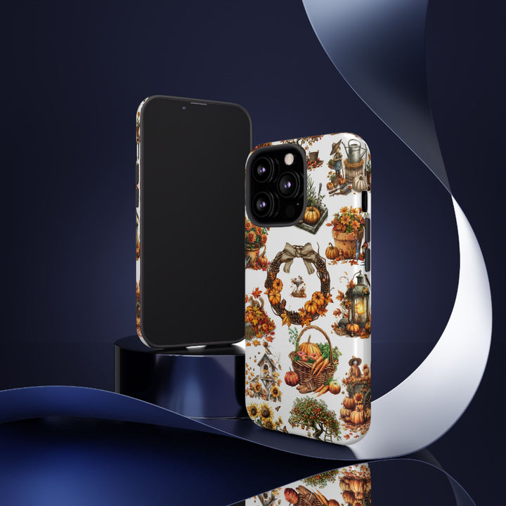Impact Resistant, Fall Leaves Collage, Cute Phone Cases for Samsung S24, S23, S22, S21, IPhone 15 pro Iphone 14 pro Iphone 13 IPhone 12 Iphone 11 - Studio40ParkLane