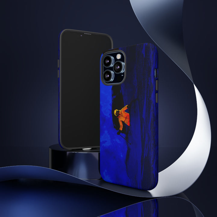 Cute IPhone Case | iPhone 15 Case | iPhone 15 Pro Max Case, Iphone 14 Case, Iphone 14 Pro Max Case IPhone Case for Art Lovers, Skier Mountain Night - Studio40ParkLane