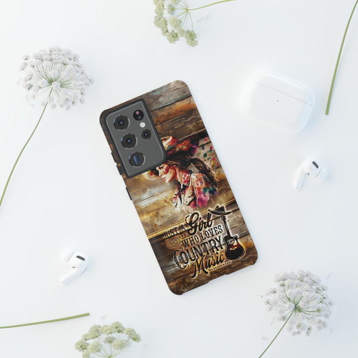 Cute Samsung Phone Case | Aesthetic Samsung Phone Case | Galaxy S23, S22, S21, S20 | Country Music Girl, Protective Phone Case - Studio40ParkLane