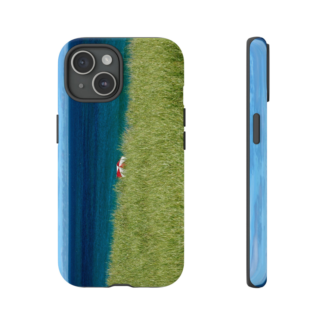 Cute IPhone Case | iPhone 15 Case | iPhone 15 Pro Max Case, Iphone 14 Case, Iphone 14 Pro Max Case IPhone Case for Art Lovers - Beach Parasol - Studio40ParkLane