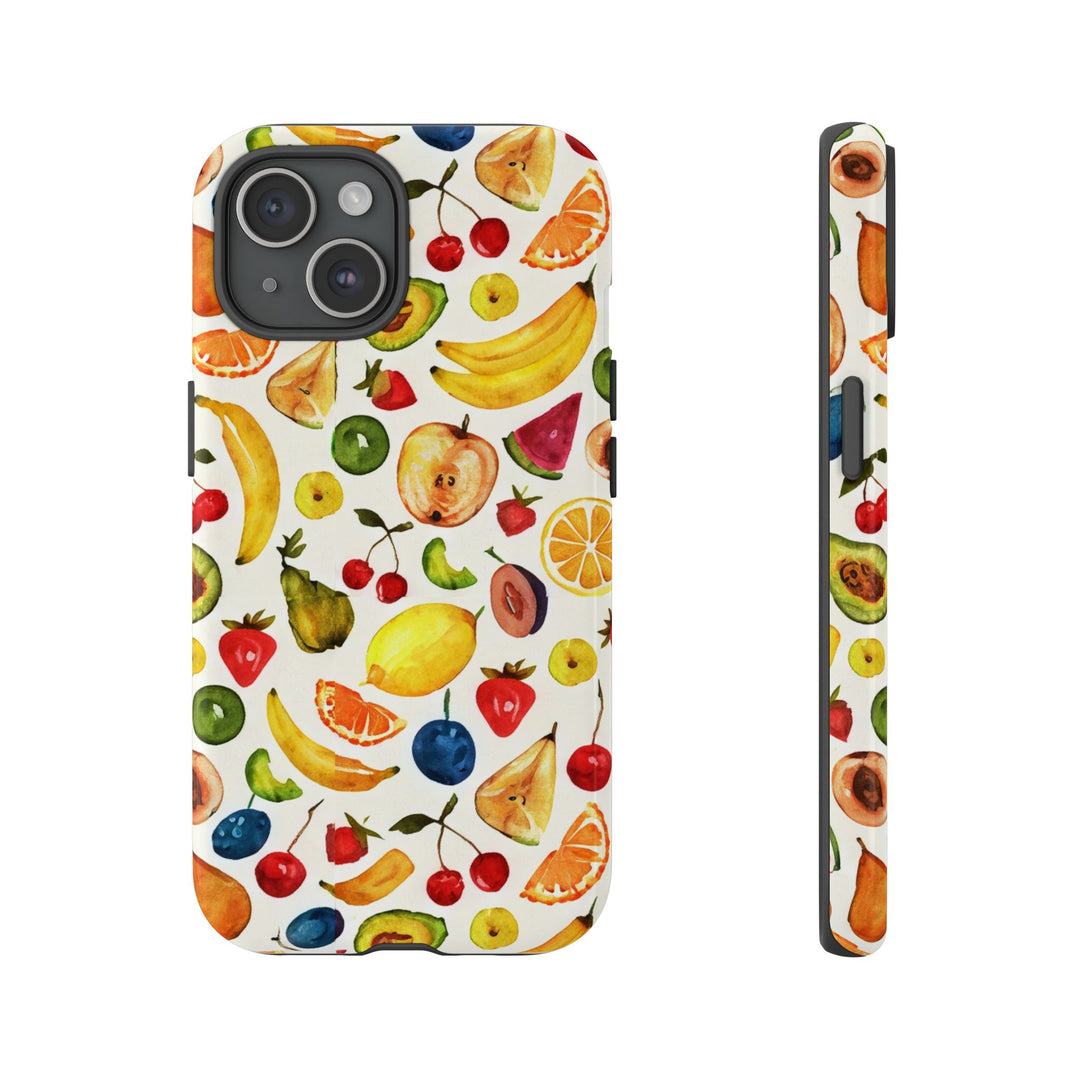 Impact Resistant, Mixed Fruits, Cute Phone Cases for Samsung S24, S23, S22, S21, IPhone 15 pro Iphone 14 pro Iphone 13 IPhone 12 Iphone 11 - Studio40ParkLane