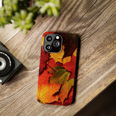 Autumn Fall Leaves Gift Cute Phone Cases for Iphone 16 | iPhone 15 Case | iPhone 15 Pro Max Case, Iphone 14, Iphone 14 Pro Max, Iphone 13, Slim Mom Dad Gift