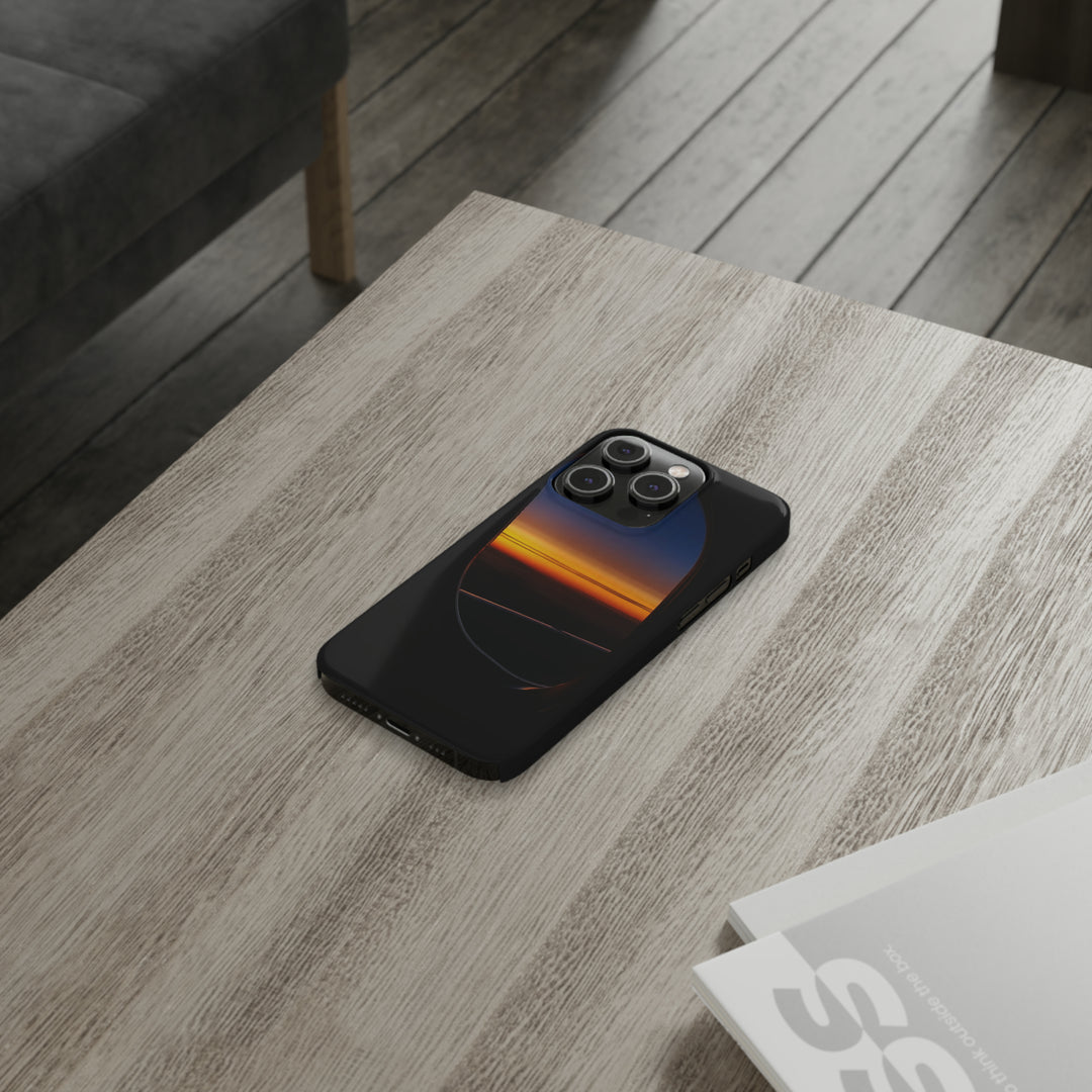 Slim Cute Phone Cases for Iphone - | iPhone 15 Case | iPhone 15 Pro Max Case, Iphone 14 Case, Iphone 14 Pro Max, Iphone 13, Airplane Window Sunset - Studio40ParkLane