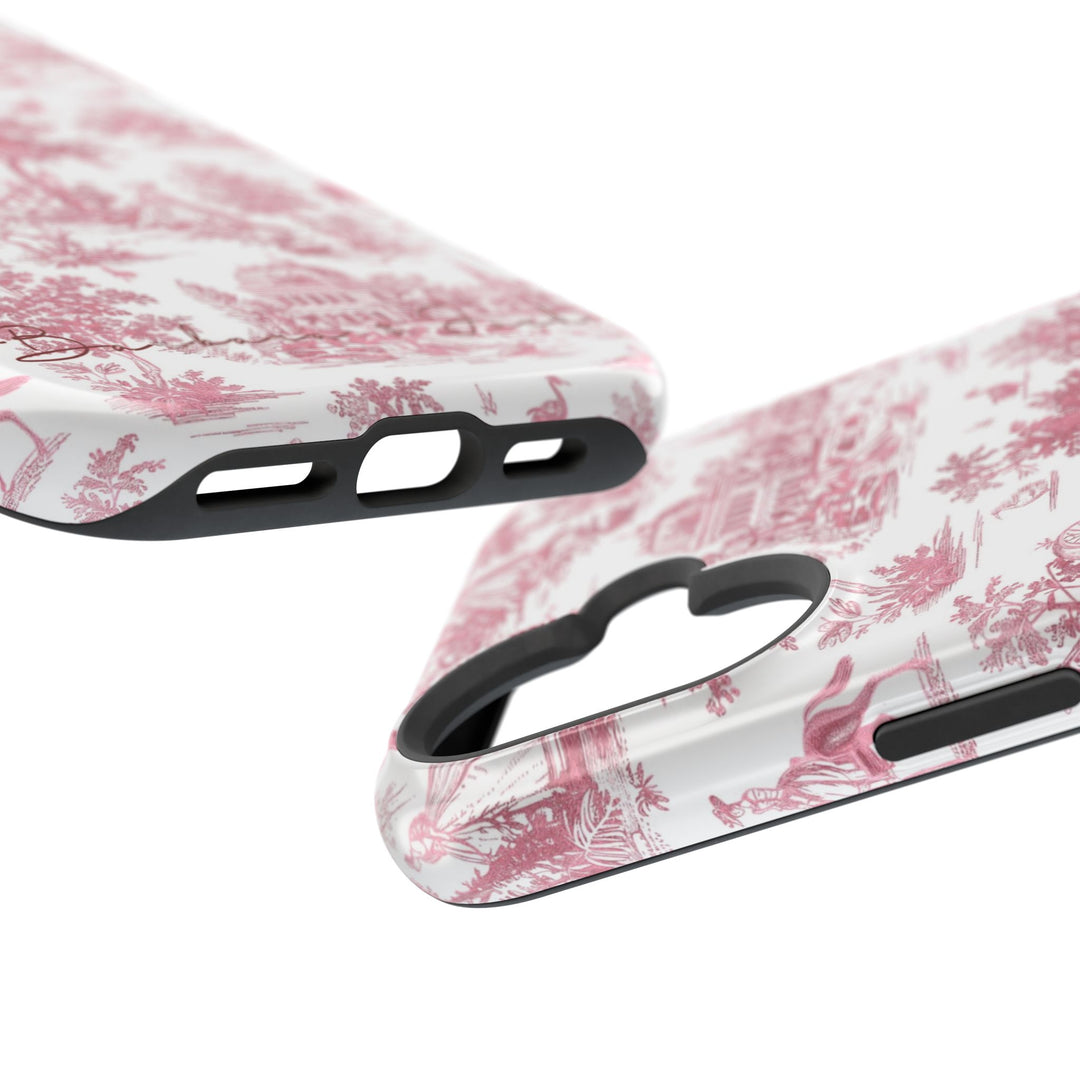 Magsafe French Toile Personalized Initial Custom Gift Cute Phone Cases for Iphone 16 Pro Max | iPhone 15, Pro Max Case, Iphone 14, 13, 12, 11, 10 - Studio40ParkLane