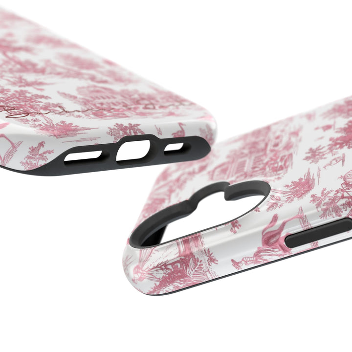 Magsafe French Toile Personalized Initial Custom Gift Cute Phone Cases for Iphone 16 Pro Max | iPhone 15, Pro Max Case, Iphone 14, 13, 12, 11, 10 - Studio40ParkLane