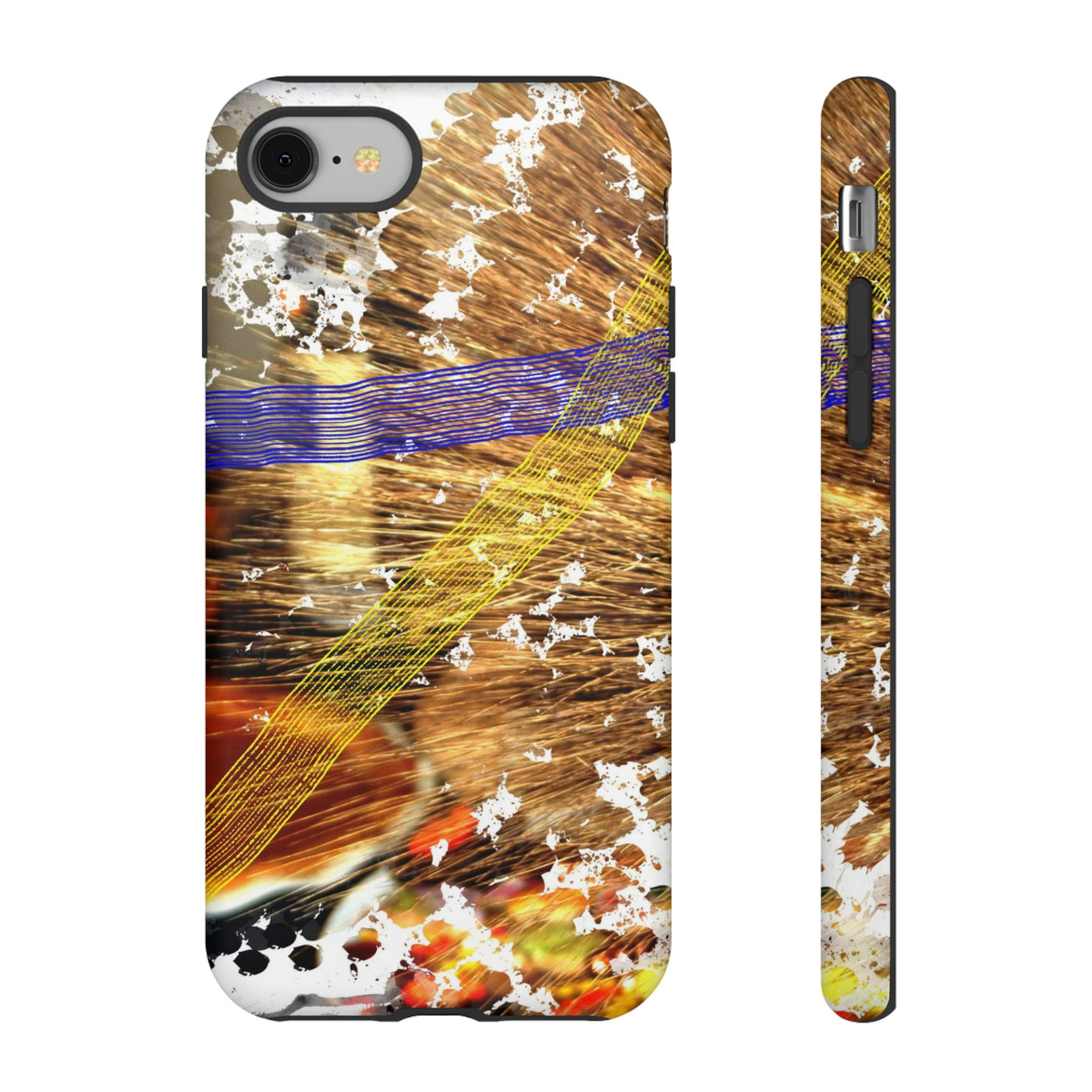 Impact Resistant, Pecan Pie Abstract, Cute Phone Cases for Samsung S24, S23, S22, S21, IPhone 15 pro Iphone 14 pro Iphone 13 IPhone 12 Iphone 11