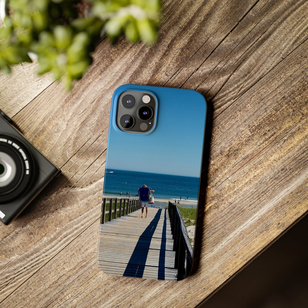 Slim Cute Phone Cases for Iphone - | iPhone 15 Case | iPhone 15 Pro Max Case, Iphone 14 Case, Iphone 14 Pro Max, Iphone 13, Summer Beach Walk - Studio40ParkLane