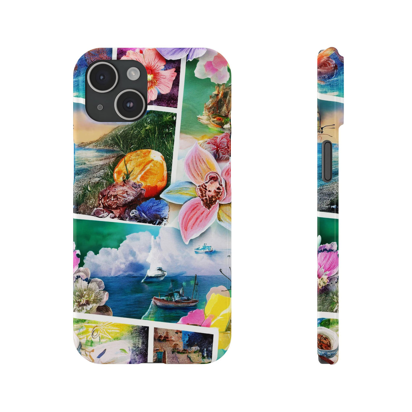 Travel Coquette Collage Slim Cute Phone Cases for Iphone  | iPhone 15 Case | iPhone 15 Pro Max Case, Iphone 14, Iphone 14 Pro Max, Iphone 13