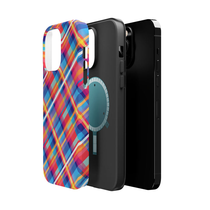 Checkered Plaid Magsafe Gift for Her Cute Phone Case for Iphone, | iPhone 16 | iPhone 15 Pro Max, Iphone 14 Pro Max, 13 12 11 10 9 8 7 - Studio40ParkLane