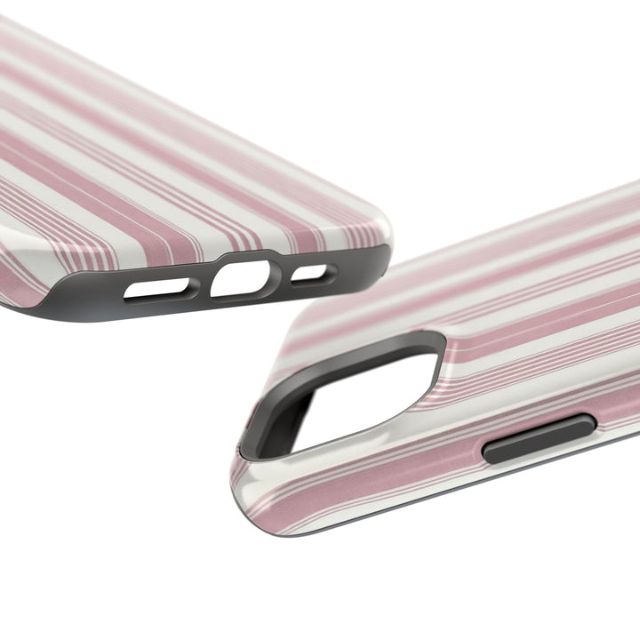MagSafe Cute Phone Case, Coastal Striped Phone Case for iPhone 17 16 15 14 13 12 Pro Max, Samsung S26 S25 S24 Ultra case - Studio40ParkLane