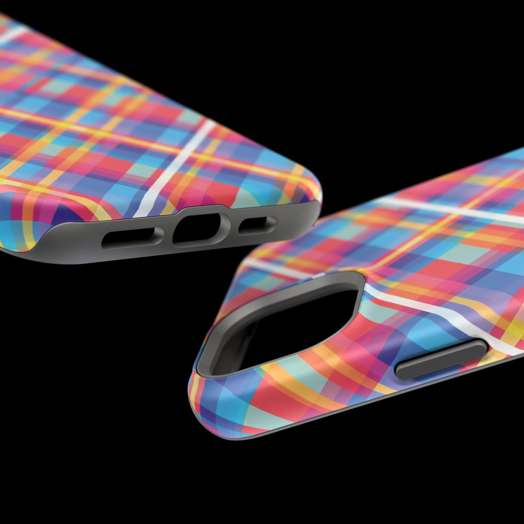 Checkered Plaid Magsafe Gift for Her Cute Phone Case for Iphone, | iPhone 16 | iPhone 15 Pro Max, Iphone 14 Pro Max, 13 12 11 10 9 8 7 - Studio40ParkLane
