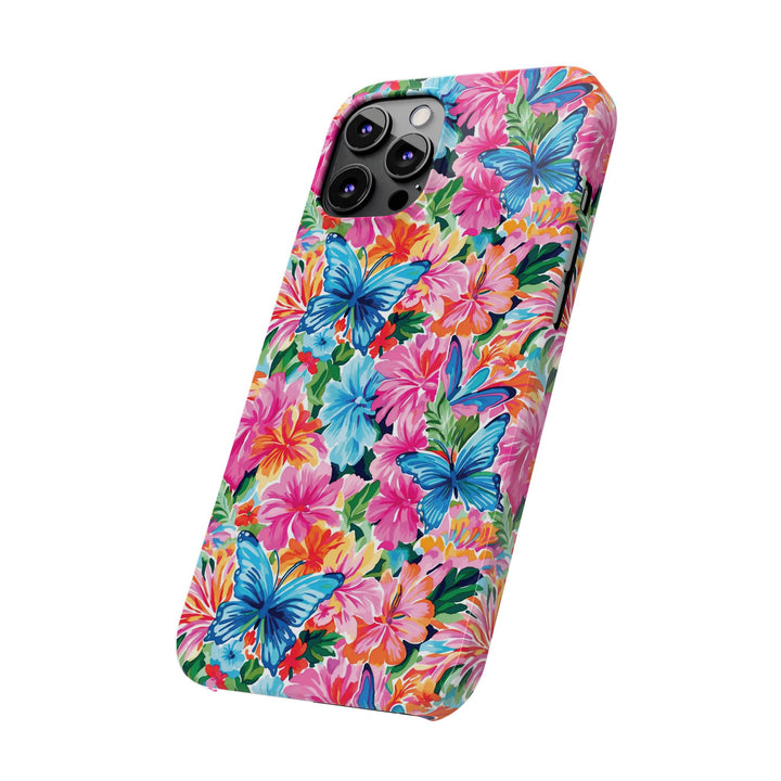 Slim Butterflies Flowers Gift for Her Cute Phone Cases for Iphone 16 Pro Max | iPhone 15 Case | iPhone 15 Pro Max Case, Iphone 14, 13, 12, 11, 10, 8, 7 - Studio40ParkLane