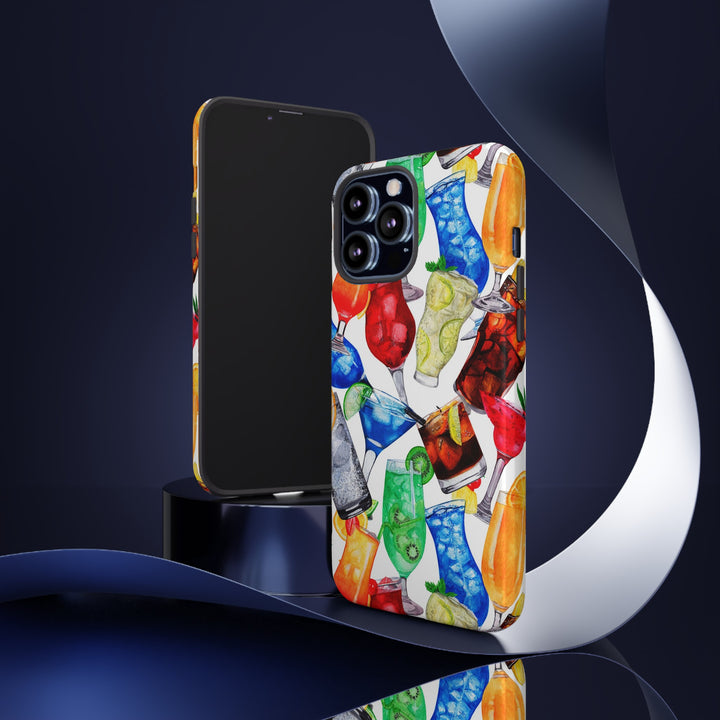 Cute Samsung Case | Cool Iphone Case | Summer Fruit Cocktail, Samsung S24, S23, S22, S21, IPhone 15 Case | Iphone 14 Case, Iphone 13 Case - Studio40ParkLane