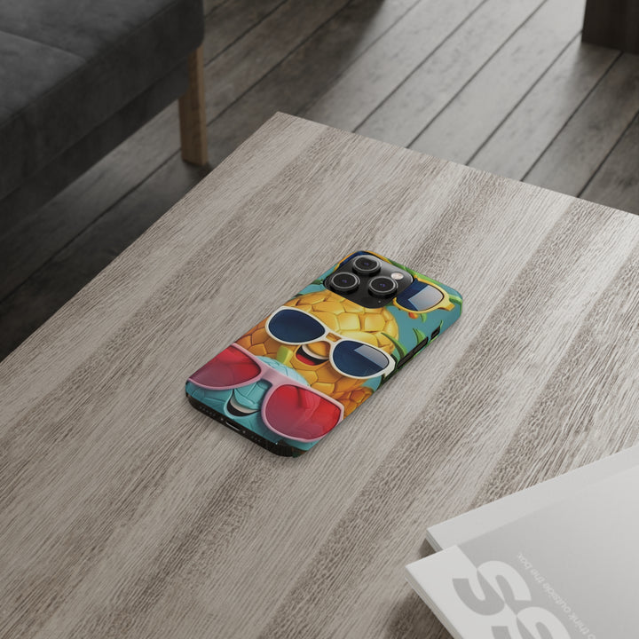 Slim Cute Phone Cases for Iphone - | iPhone 15 Case | iPhone 15 Pro Max Case, Iphone 14 Case, Iphone 14 Pro Max, Iphone 13, Summer Pineapple Fruit - Studio40ParkLane