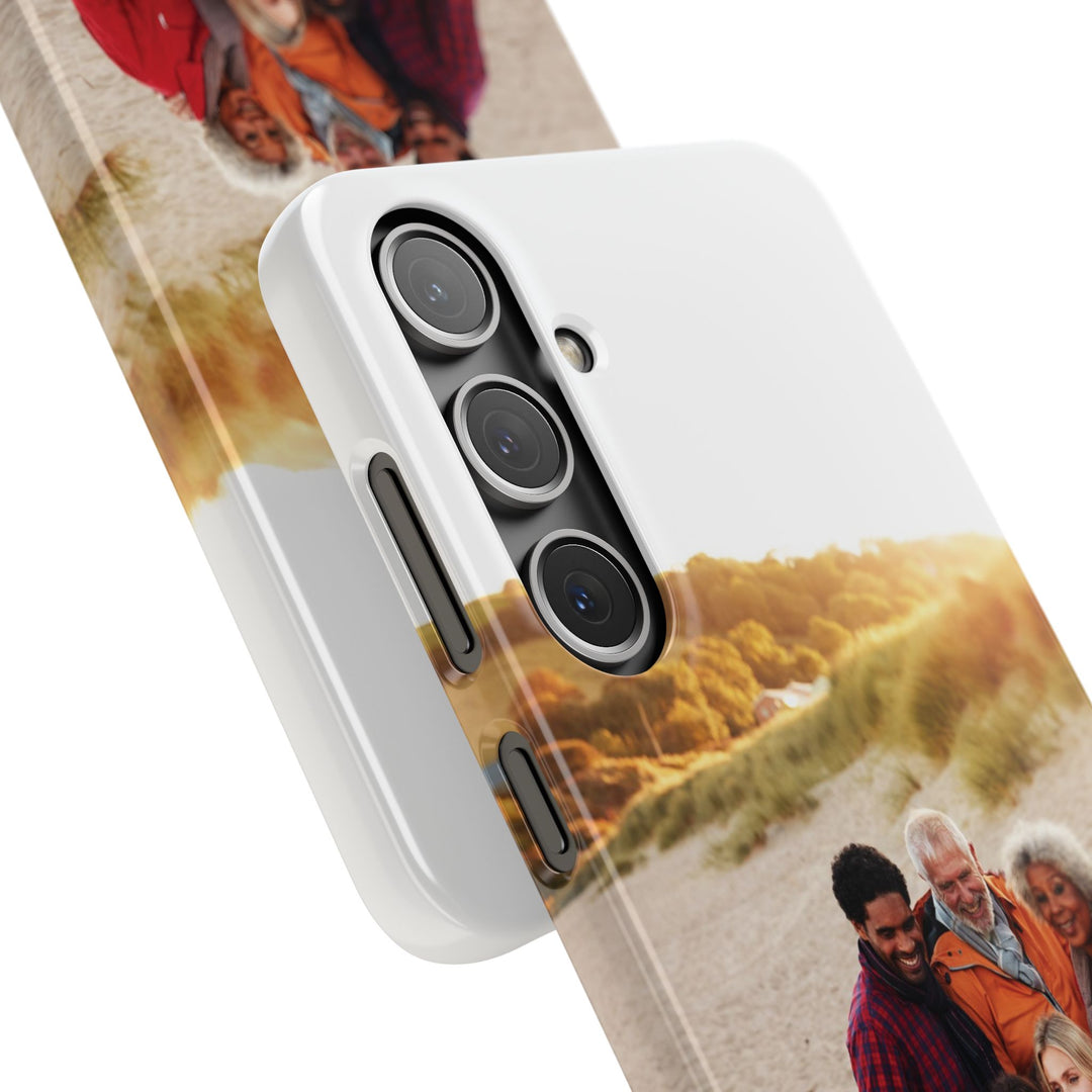 Snap Custom Personalized Family/Pet Cute Phone Cases for Samsung Galaxy S24, S23, S22, S21, S20, Plus, Ultra, Iphone 16, 15, 14, Pro and Max - Studio40ParkLane
