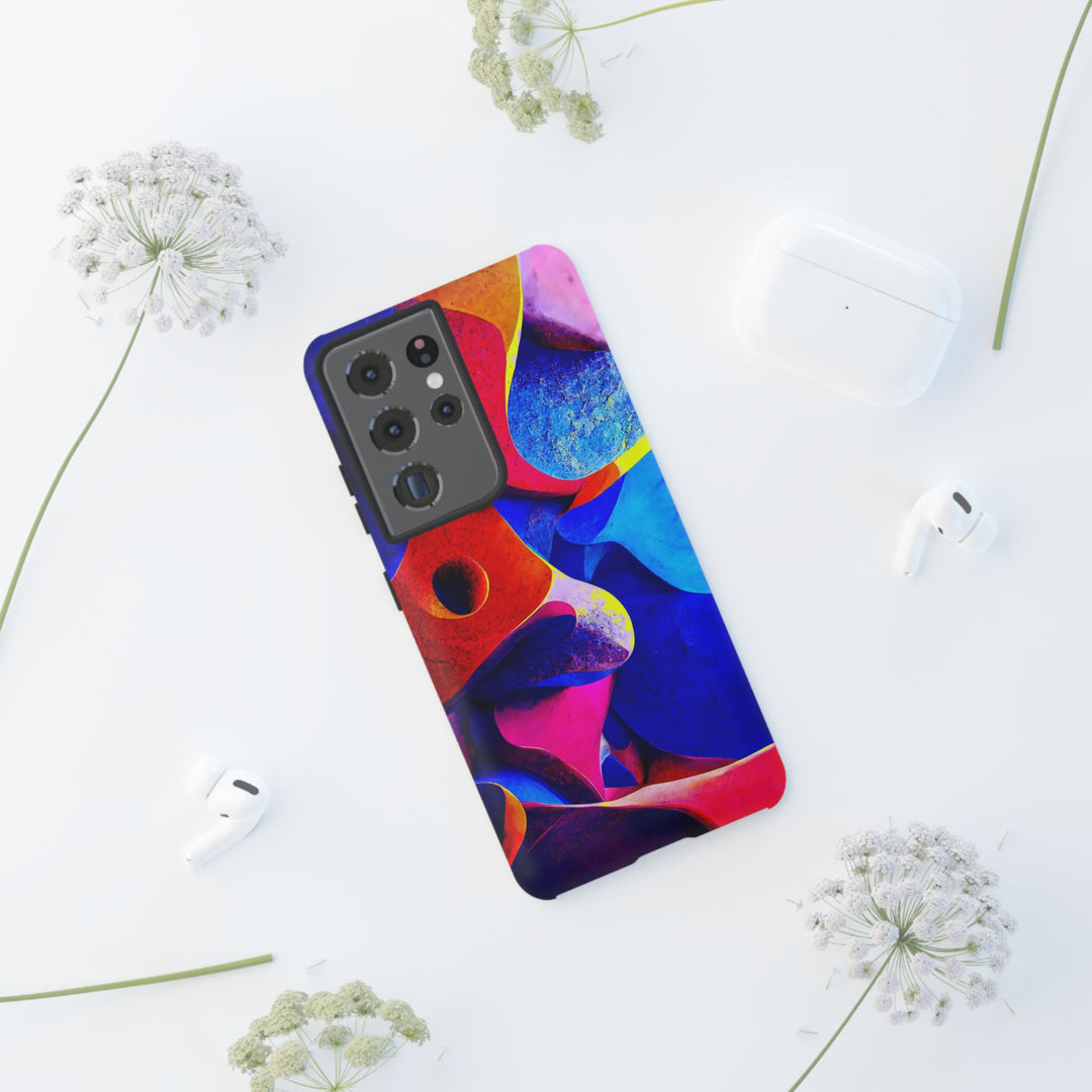 Impact Resistant, Abstract Shapes, Cute Phone Cases for Samsung S24, S23, S22, S21, IPhone 15 pro Iphone 14 pro Iphone 13 IPhone 12 Iphone 11 - Studio40ParkLane