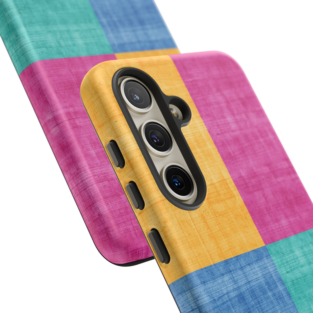 Impact Resistant, Colored Shapes, Cute Phone Cases for Samsung S24, S23, S22, S21, IPhone 15 pro Iphone 14 pro Iphone 13 IPhone 12 Iphone 11 - Studio40ParkLane