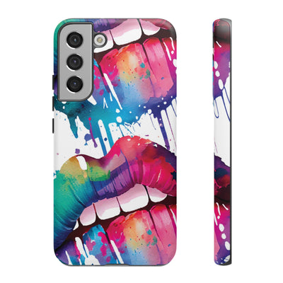 Impact Resistant, Simply Smile Lips, Cute Phone Cases for Samsung S24, S23, S22, S21, IPhone 15 pro Iphone 14 pro Iphone 13 IPhone 12 Iphone 11