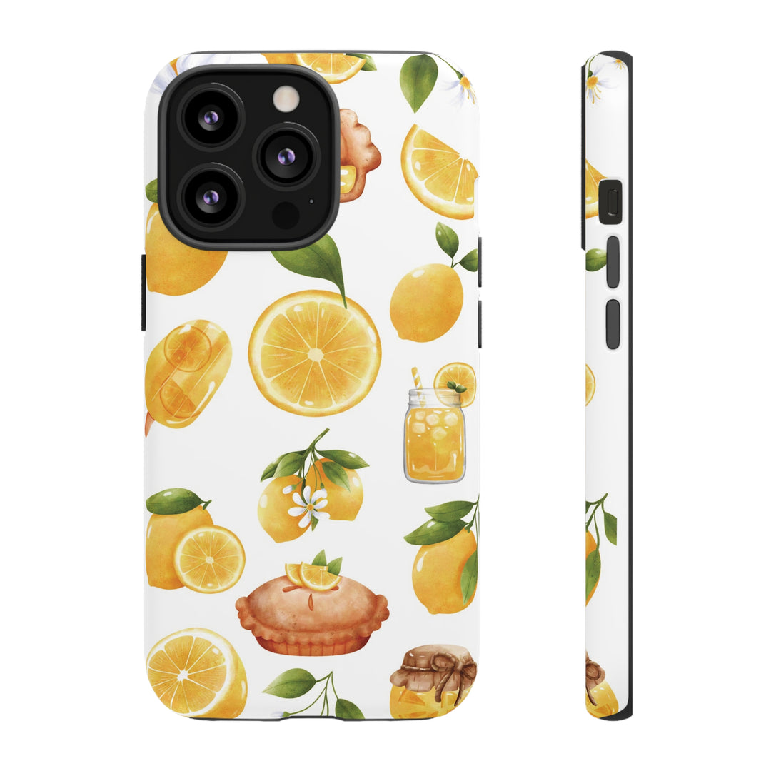 Cute IPhone Case | Summer Fruit Lemon, iPhone 15 Case | iPhone 15 Pro Case, Iphone 14 Case, Iphone 14 Pro Max Case, Protective Iphone Case - Studio40ParkLane