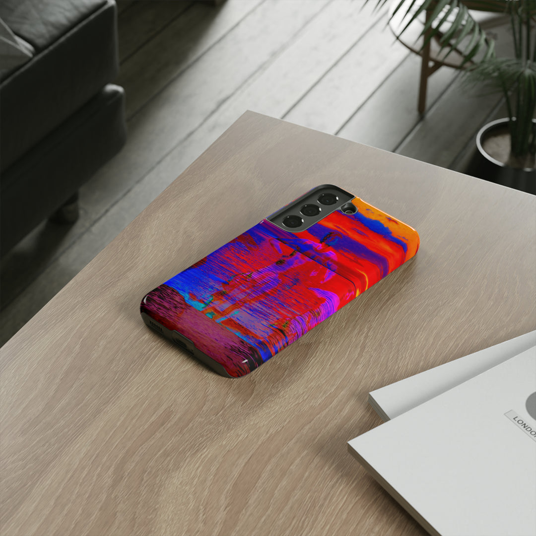 Cute Samsung Phone Case | Aesthetic Samsung Phone Case | Dance Sunset Colorful | Galaxy S23, S22, S21, S20 | Luxury Double Layer | Cool - Studio40ParkLane