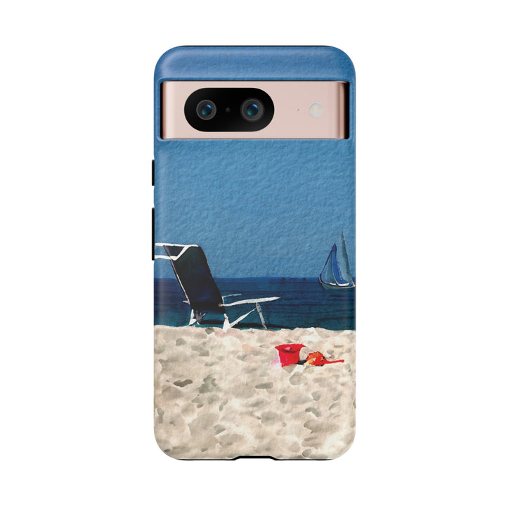 Cute Samsung Case | Cool Iphone Case | Summer Blue Beach Chair, Samsung S24, S23, S22, S21, IPhone 15 Case | Iphone 14 Case, Iphone 13 Case - Studio40ParkLane