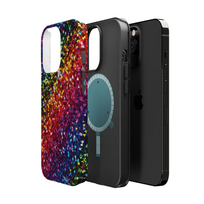 Non Glitter Color Composition Magsafe Cute Phone Case for Iphone Gift for Her,  | iPhone 15 Case | iPhone 15 Pro Max Case, Iphone 14, Iphone 14 Pro Max, Iphone 13, Iphone 16