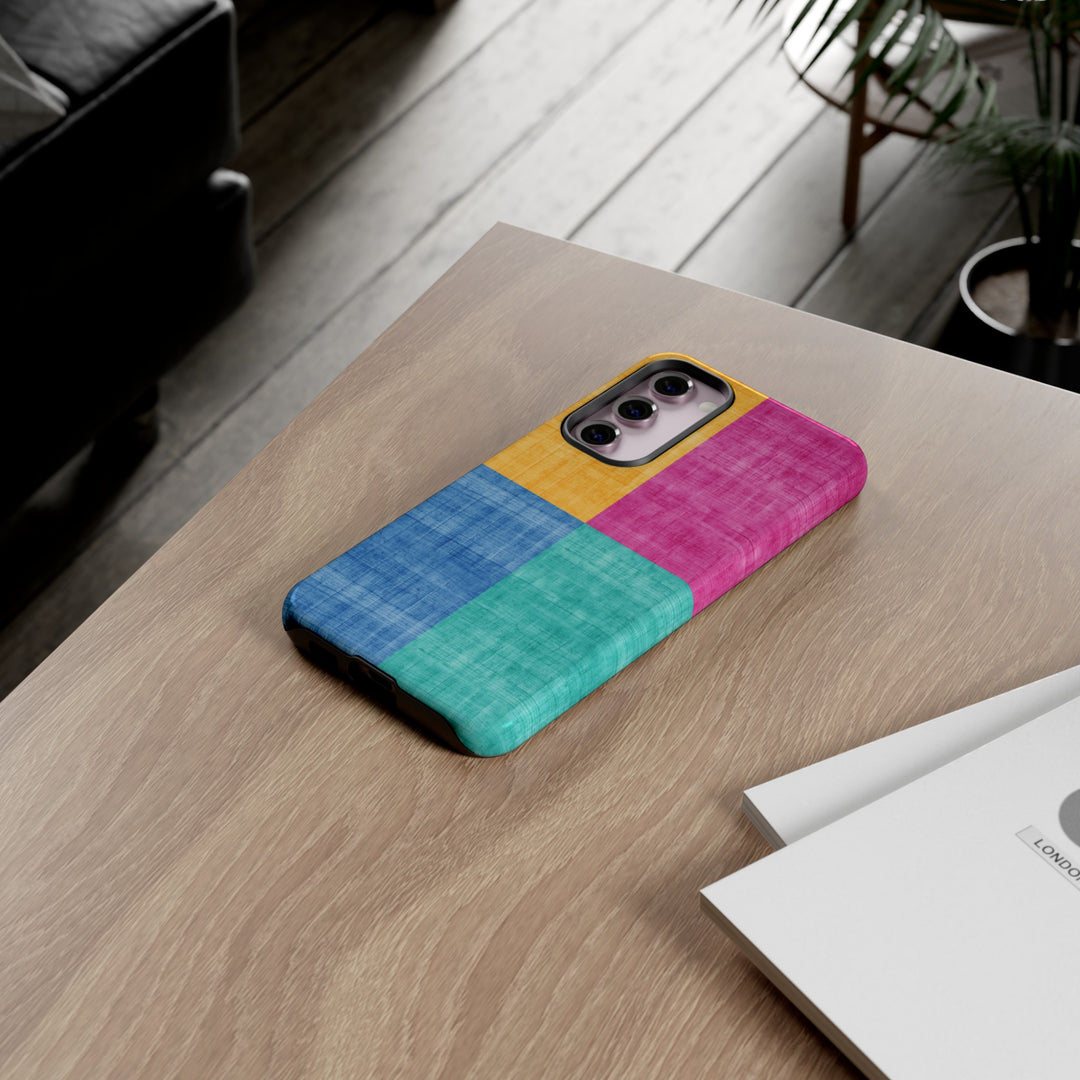 Impact Resistant, Colored Shapes, Cute Phone Cases for Samsung S24, S23, S22, S21, IPhone 15 pro Iphone 14 pro Iphone 13 IPhone 12 Iphone 11 - Studio40ParkLane