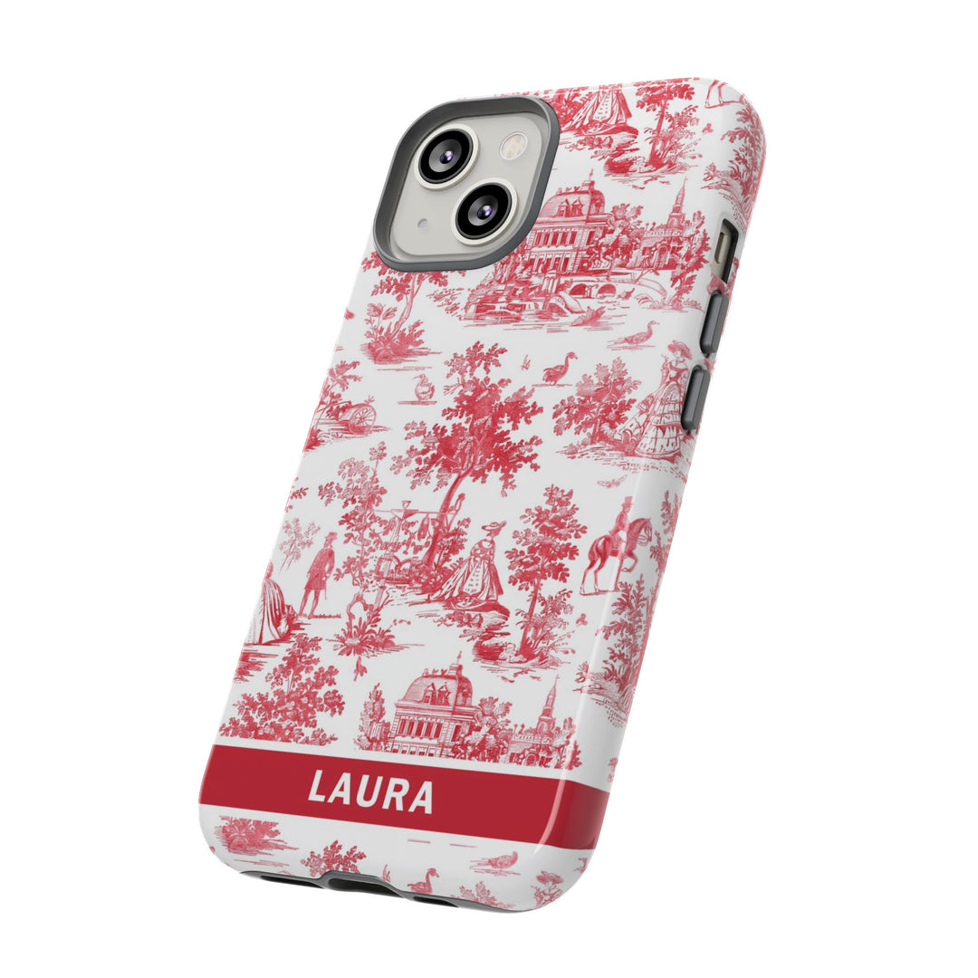 Premium Tough Personalized Initial Custom Gift Cute Phone Cases for Samsung Galaxy S24, S23, S22, S21 Plus, Ultra, Iphone 16, 15, 14 Pro Max - Studio40ParkLane