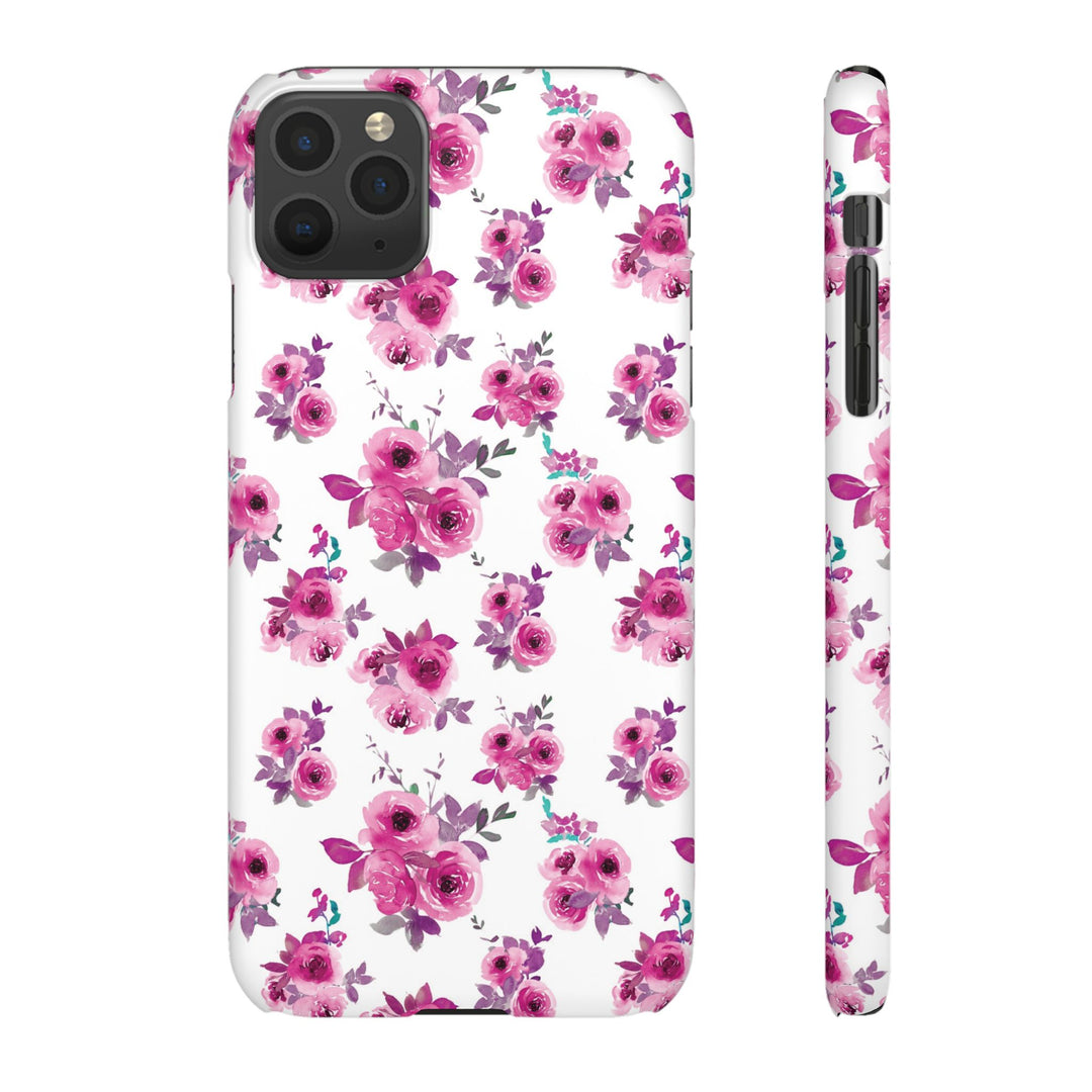 Sleek Snap Flowers Gift for Her Cute Phone Case for iPhone 16 15 14 13 12 11 X Xs Max Xr Pro Plus Samsung Galaxy S24 S23 S22 S21 S20 Ultra