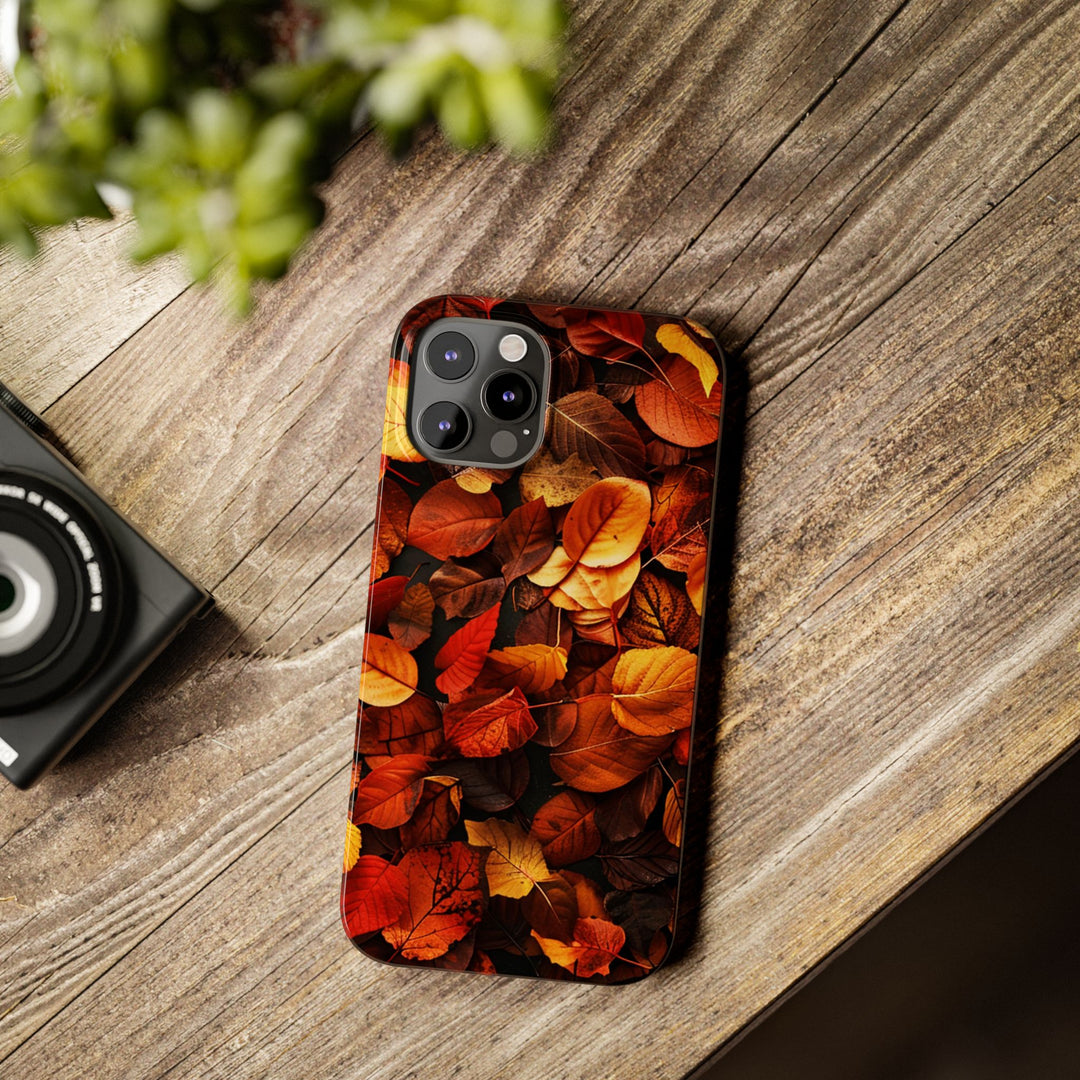 Slim Fall Autumn Leaves Gift for Her Cute Phone Cases for Iphone 16 | iPhone 15 Case | iPhone 15 Pro Max Case, Iphone 14, Iphone 14 Pro Max, Iphone 13, Slim - Studio40ParkLane