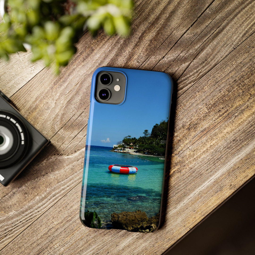 Slim Cute Phone Cases for Iphone - | iPhone 15 Case | iPhone 15 Pro Max Case, Iphone 14 Case, Iphone 14 Pro Max, Iphone 13, Summer Jamaica Beach - Studio40ParkLane