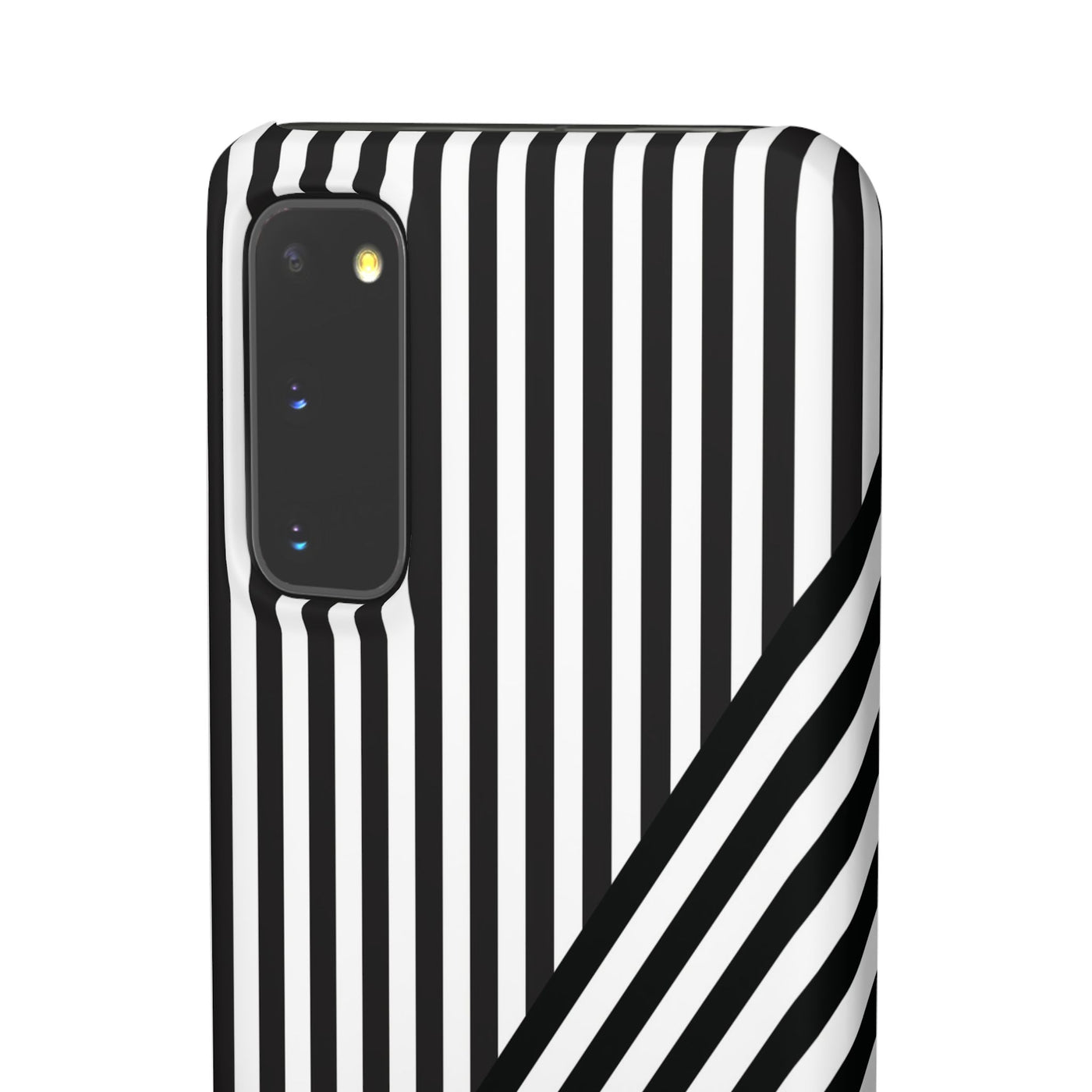 Aesthetic Black White Stripes Cute Phone Case Sleek Snap - For iPhone 17 Pro Max iPhone 16 Pro iPhone 15 Iphone 14 Plus 13 Pro 12 11 10 Gift - Studio40ParkLane