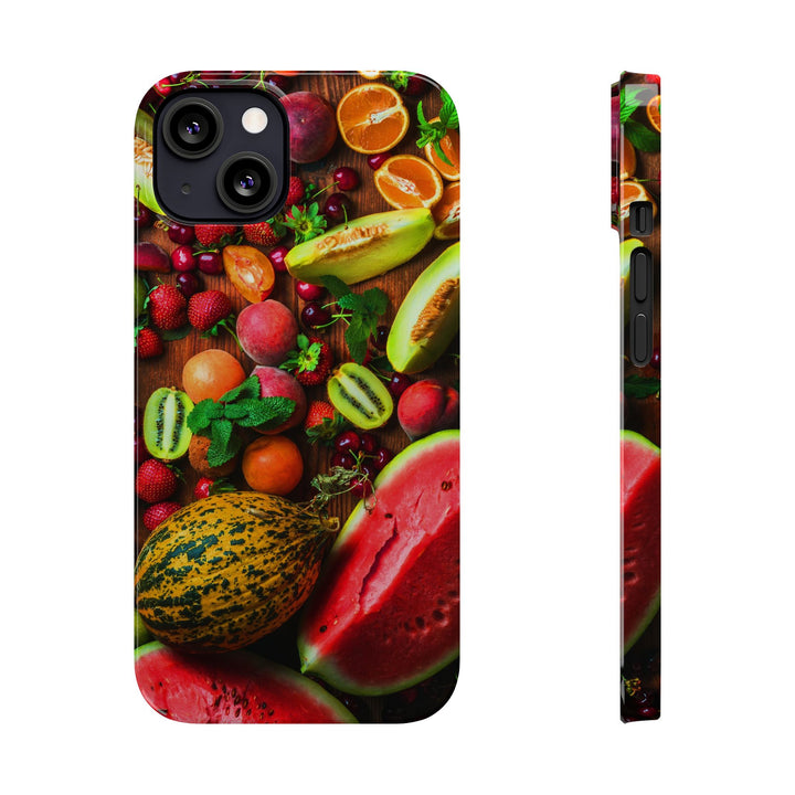 Slim Fall Fruit Collage Phone Cases for Iphone 16 | iPhone 15 Case | iPhone 15 Pro Max Case, Iphone 14, Iphone 14 Pro Max, Iphone 13, Slim Mom Dad Gift - Studio40ParkLane