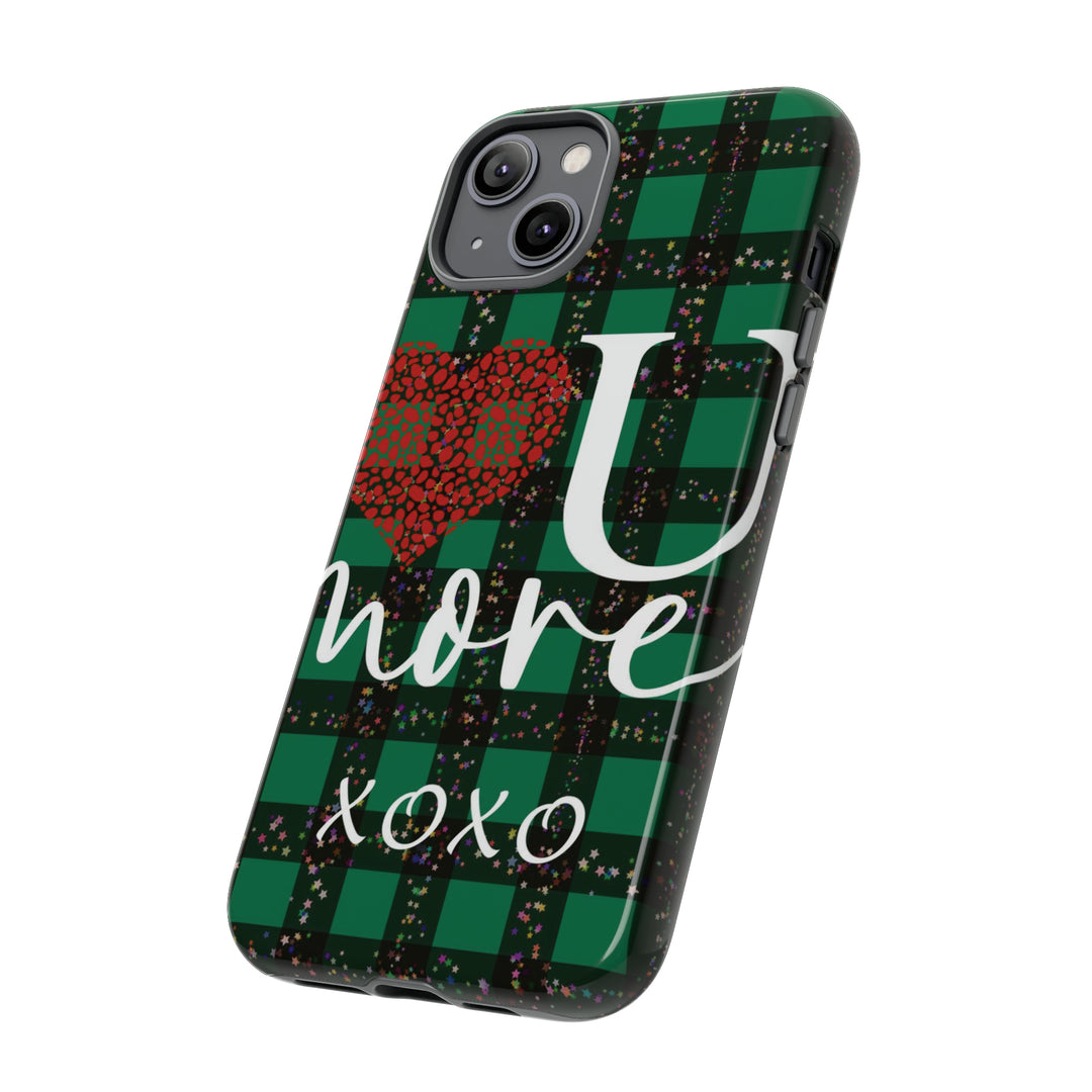 Cute IPhone Case | iPhone 15 Case | iPhone 15 Pro Max Case, Iphone 14 Case, Iphone 14 Pro Max Case IPhone Case for Art Lovers, Love You Green - Studio40ParkLane